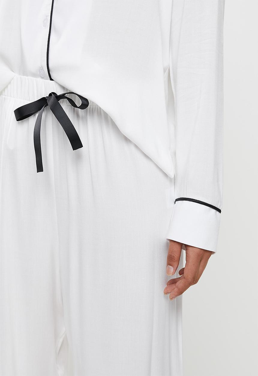 Superbalist - Sleep shirt & pants set - ecru