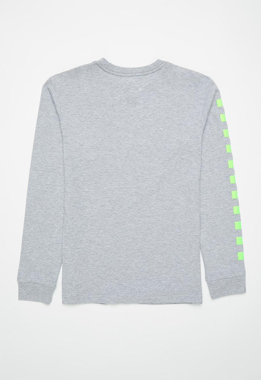 Vans - Vans classic sleeve check long sleeve boys - grey 