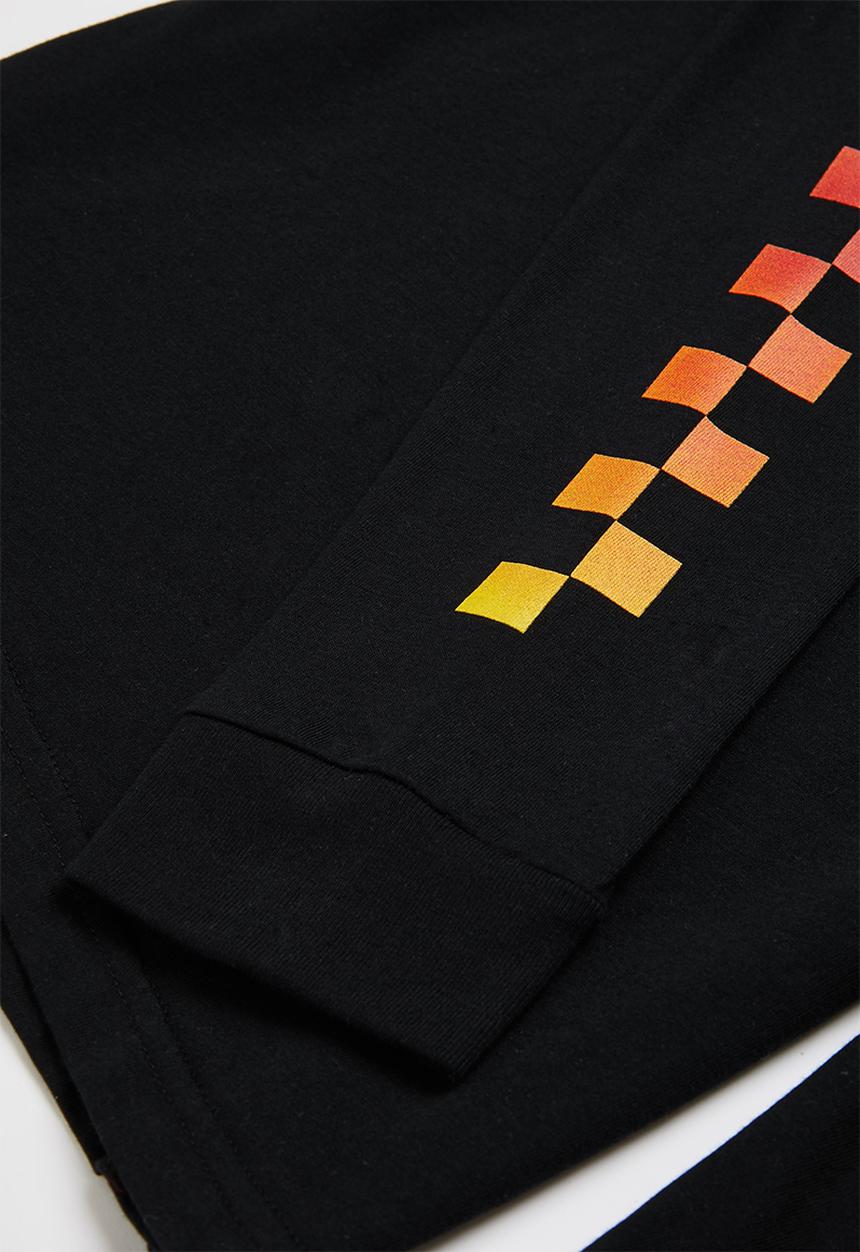 Vans - Vans flame long sleeve boys - black