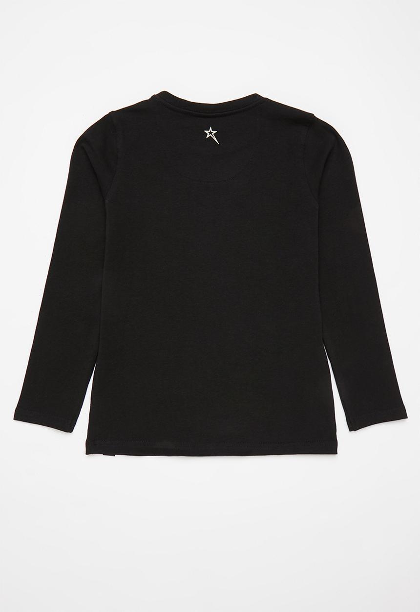 SOVIET - B hirving boys long sleeve logo tee - black