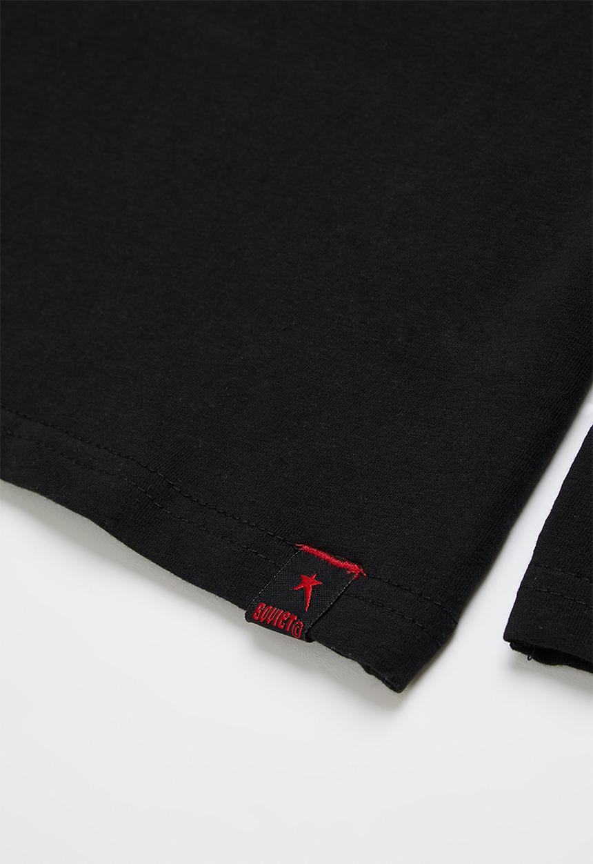 SOVIET - B hirving boys long sleeve logo tee - black