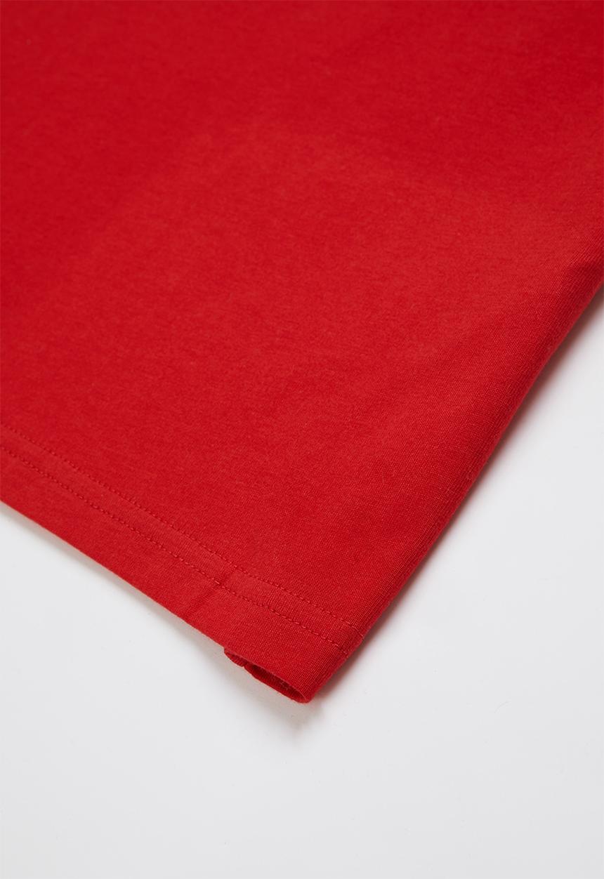 POLO - Boys classic short sleeve tee - red