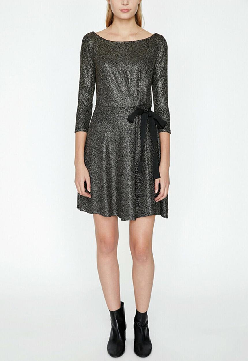 Koton - Crew neck mini dress - black