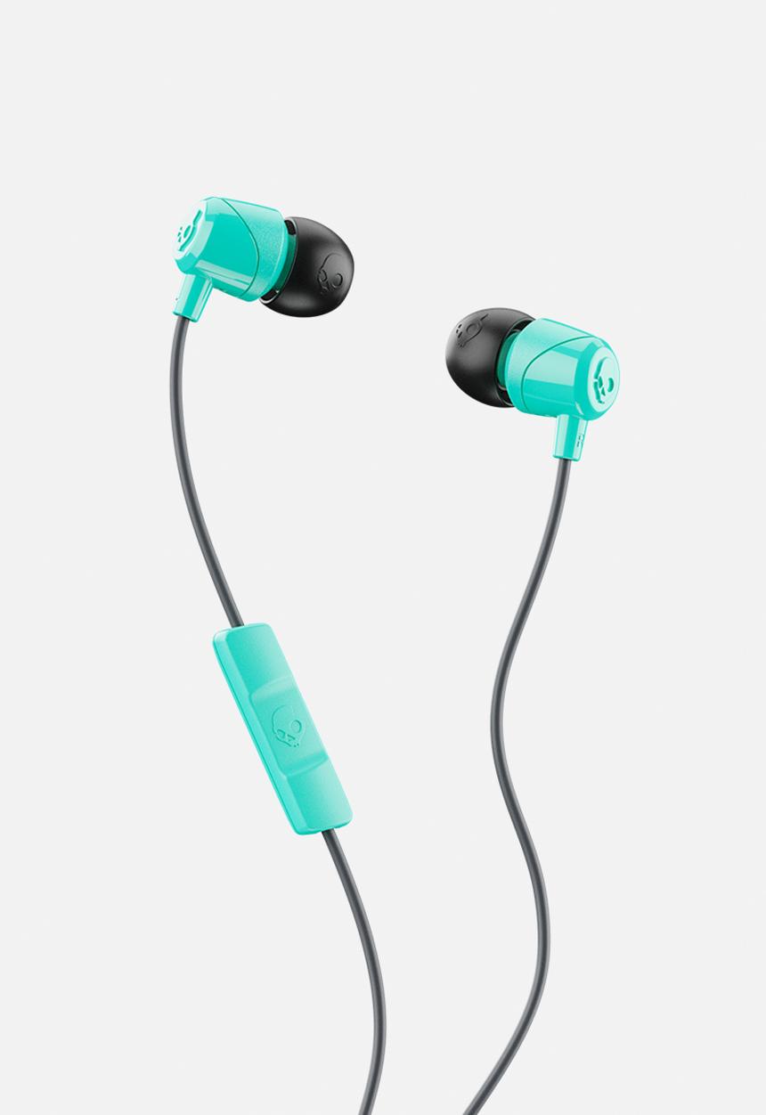 Skullcandy - Jib in ear with mic - Miami and black