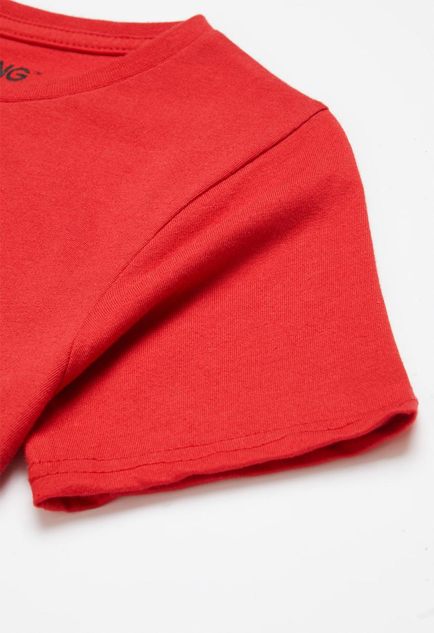 Rebel Republic - Minecraft like a boss tee - red