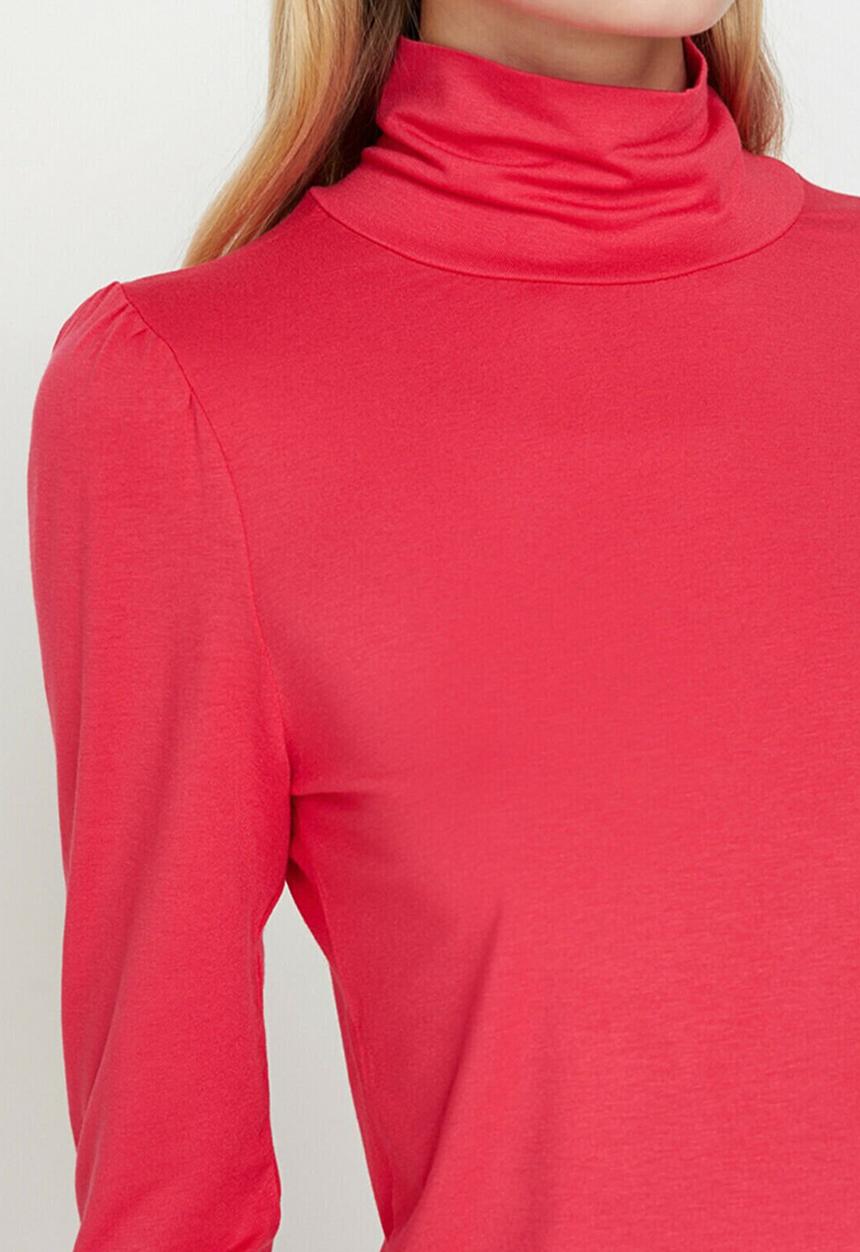 Koton - Long sleeve turtle neck T-shirt - red