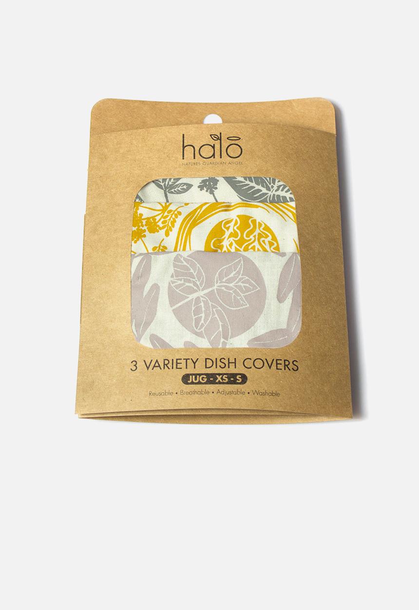 Halo Dish Covers - Herbs small set of 3 - multi