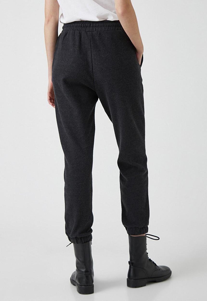 Koton - Cotton sweatpants - anthracite