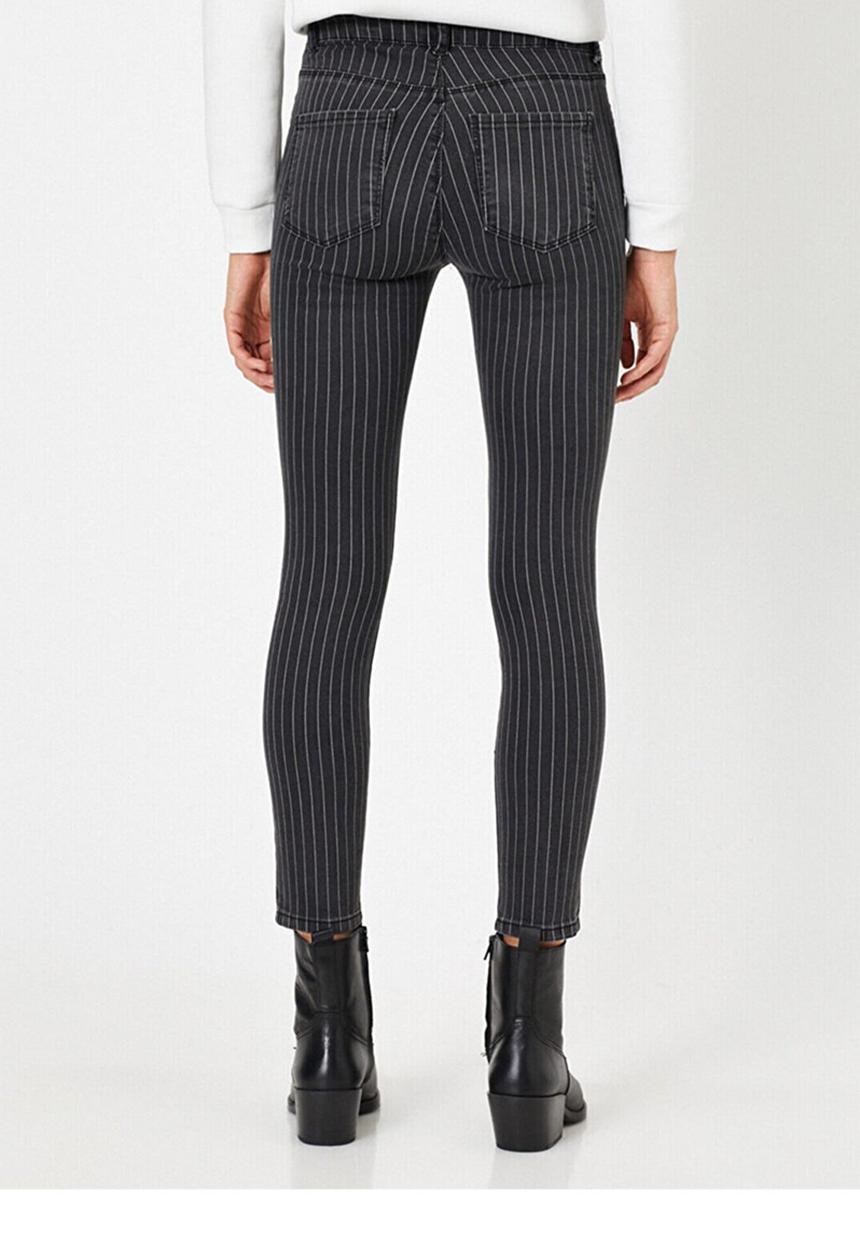 Koton - Slim fit denim jegging look jeans - black