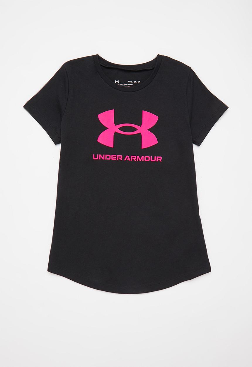Under Armour - Live sportstyle graphic short sleeve - black/pink