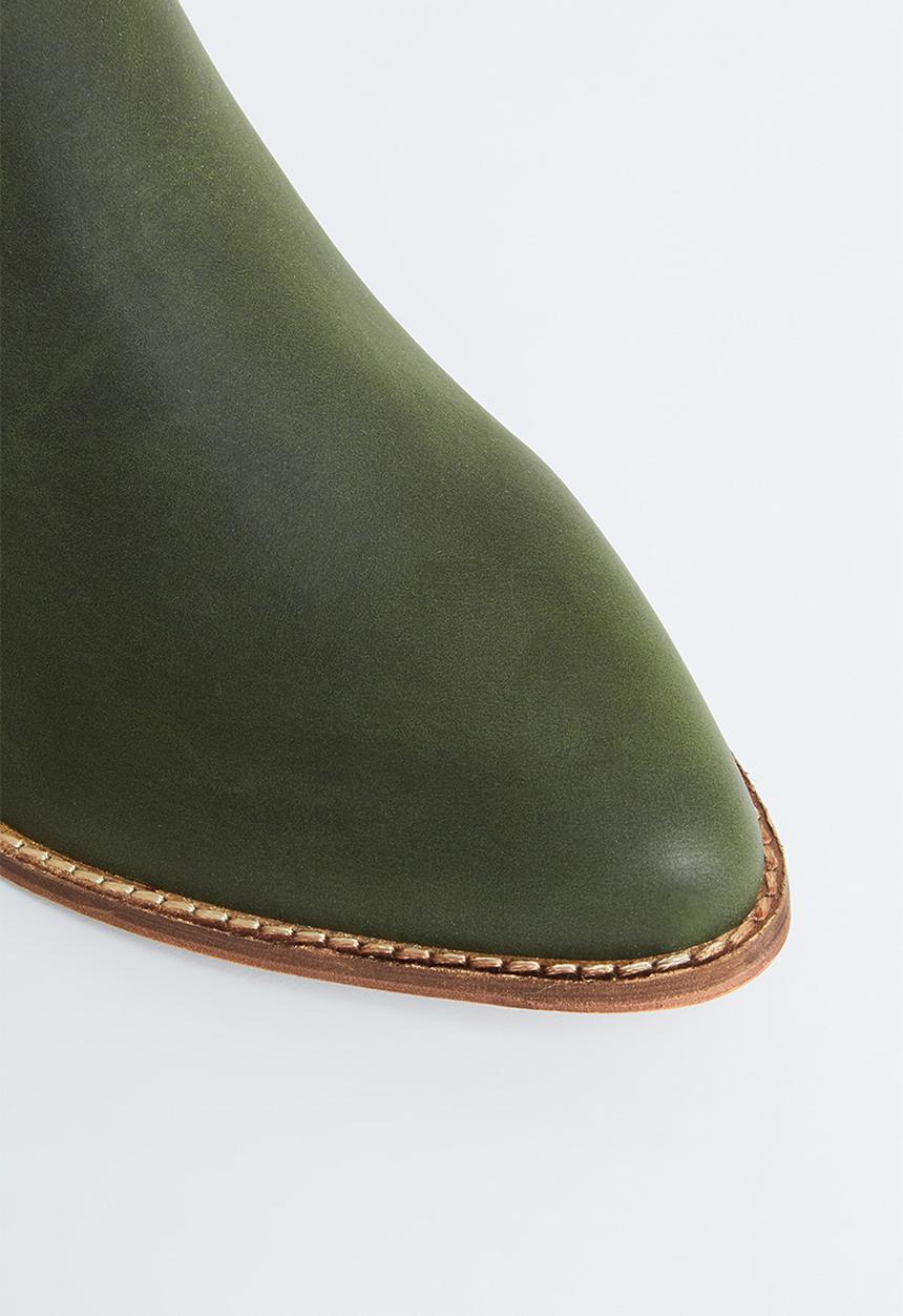 Miss Black - Cooper1 ankle boot - olive