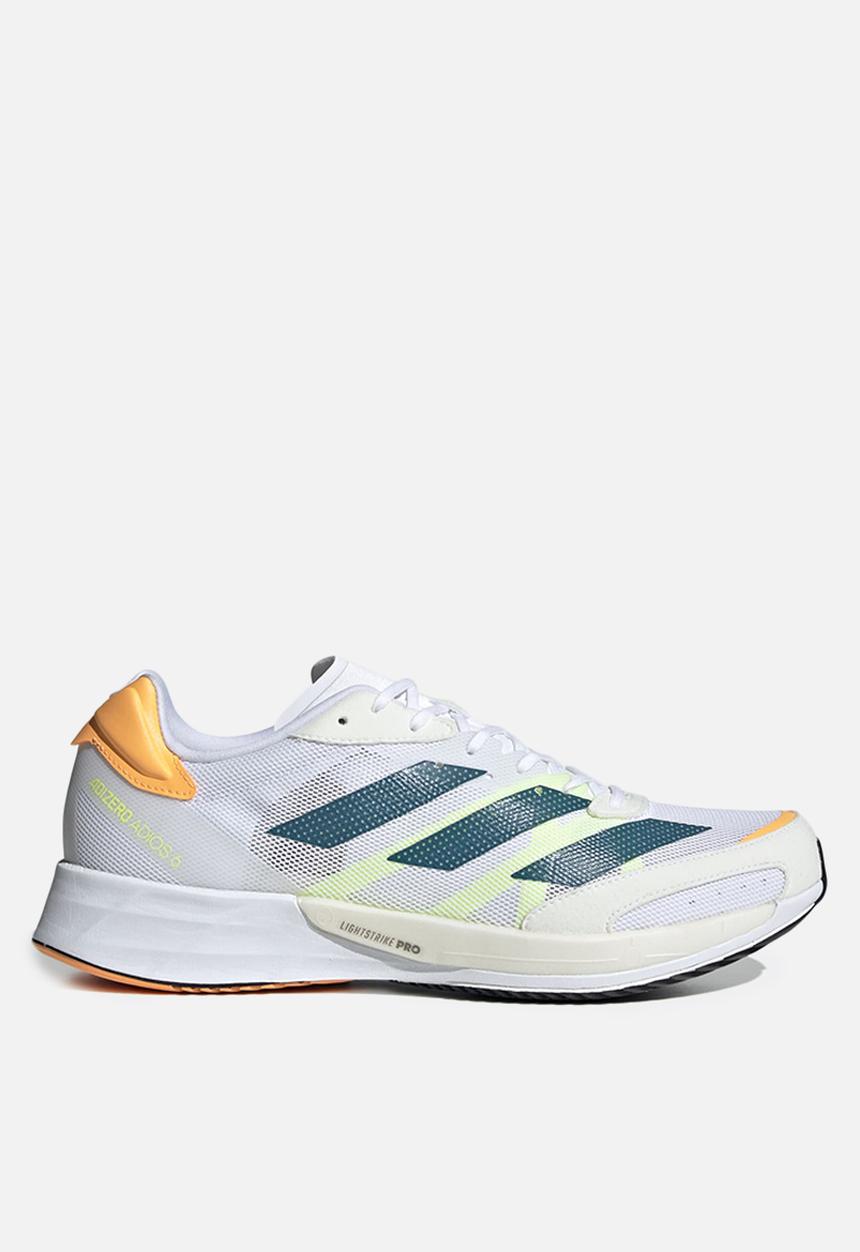 adidas Originals - Adizero adios 6 m - ftwr white/real teal/flash orange