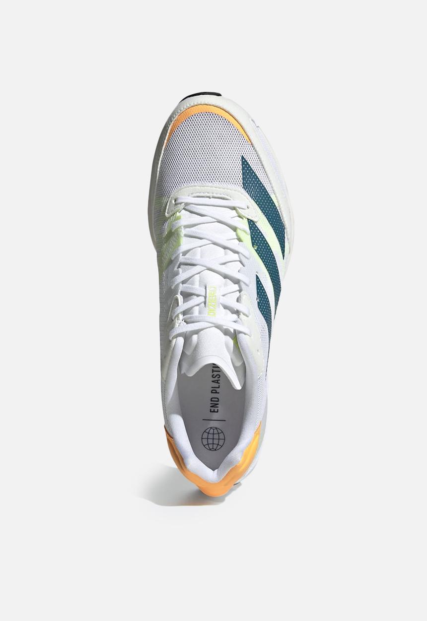 adidas Originals - Adizero adios 6 m - ftwr white/real teal/flash orange