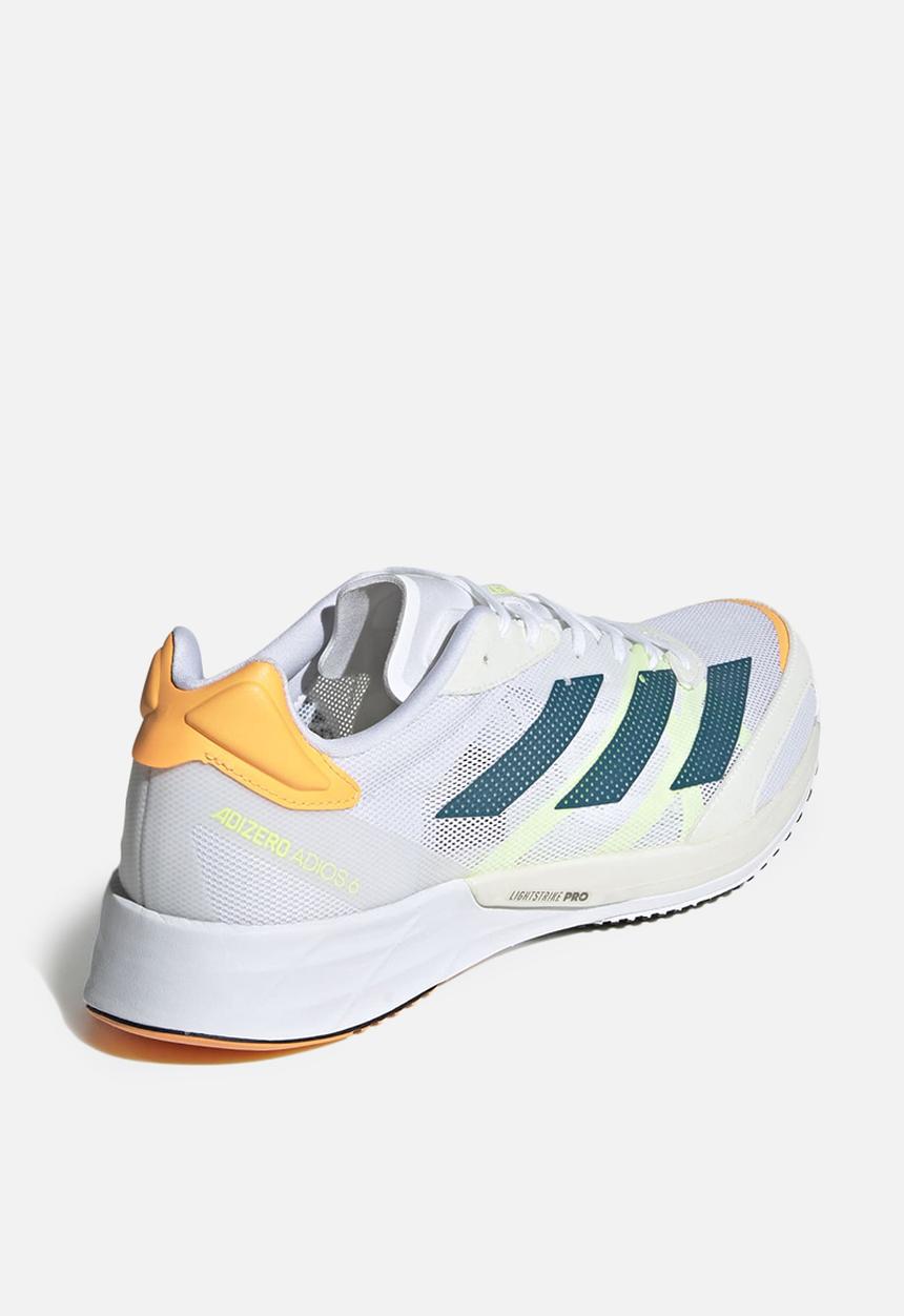 adidas Originals - Adizero adios 6 m - ftwr white/real teal/flash orange