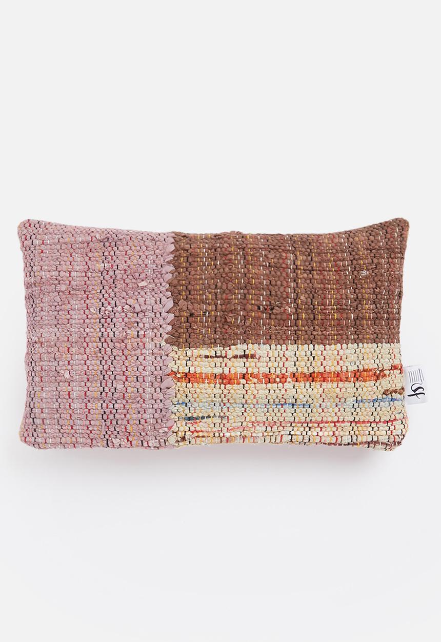 Sixth Floor - Okra chindi cushion cover - multi