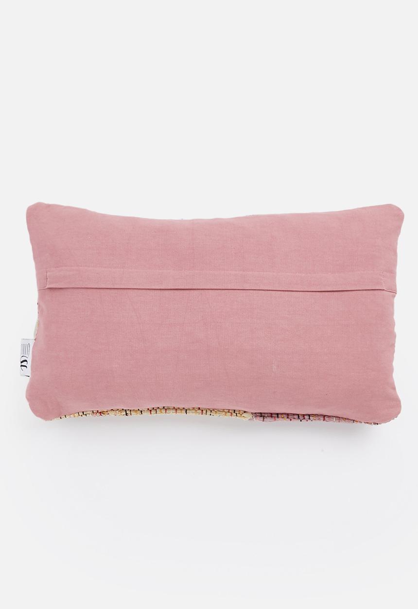 Sixth Floor - Okra chindi cushion cover - multi