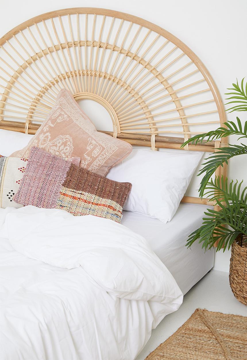Sixth Floor - Okra chindi cushion cover - multi