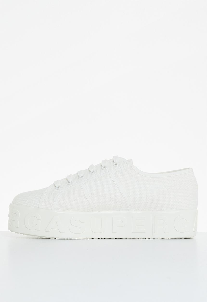 SUPERGA - 2790 shiny 3d lettering - 901 white