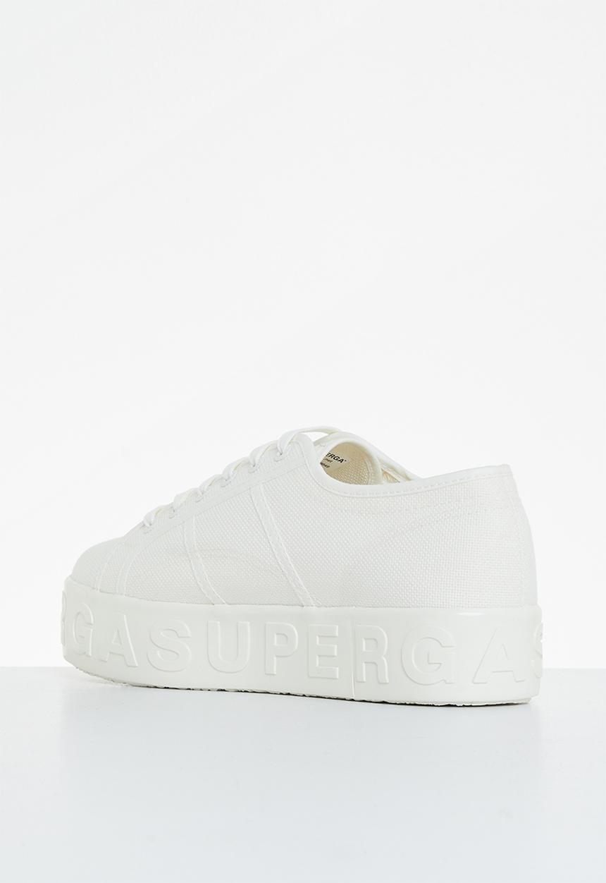 SUPERGA - 2790 shiny 3d lettering - 901 white