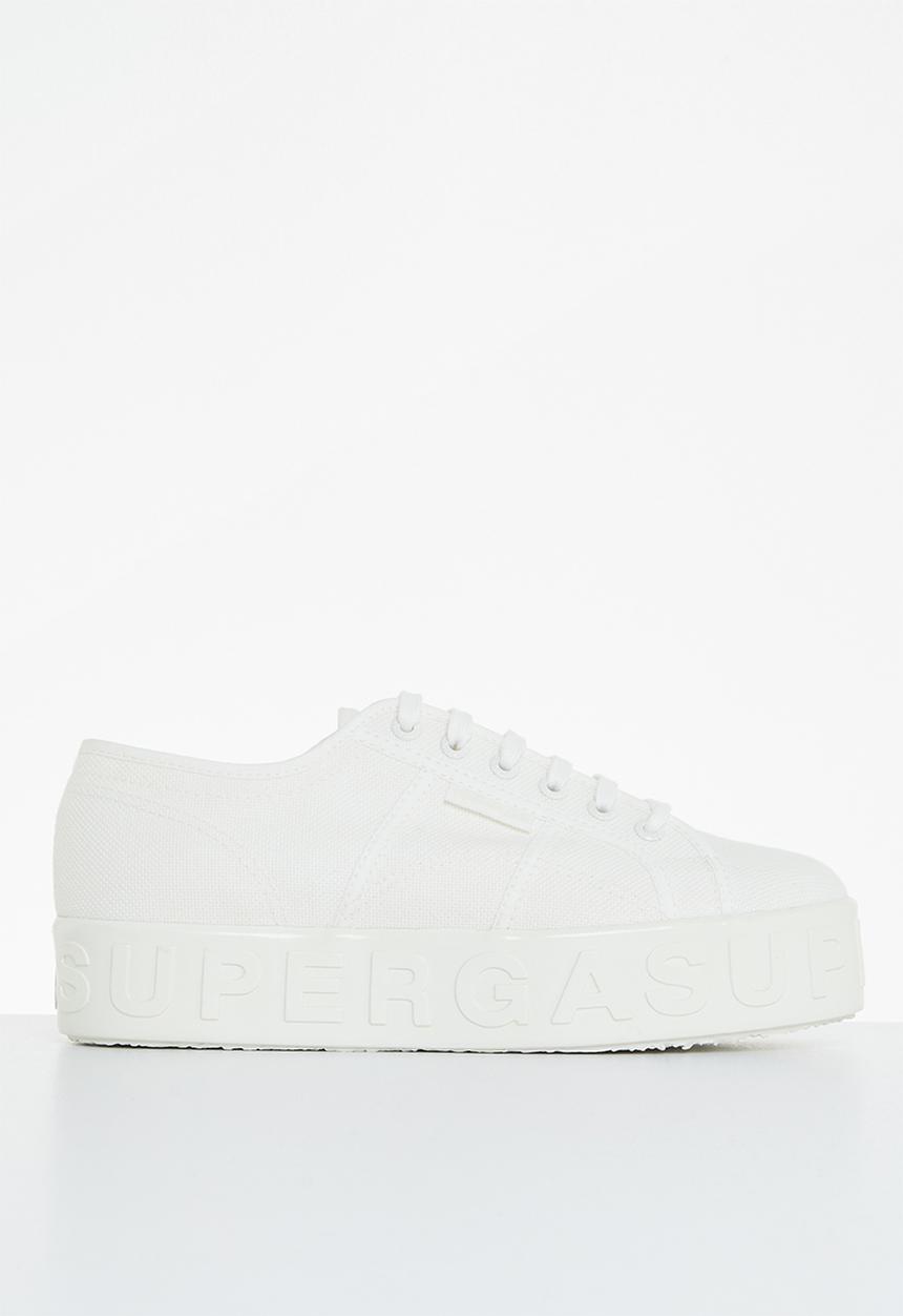 SUPERGA - 2790 shiny 3d lettering - 901 white