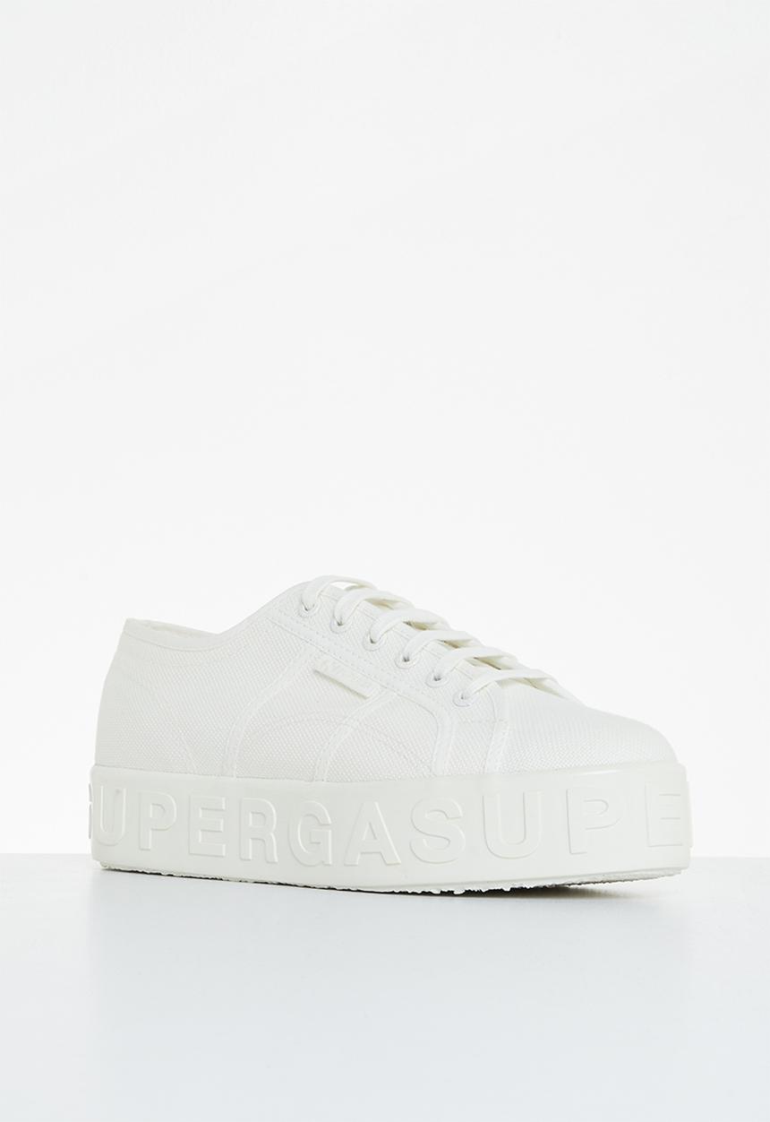 SUPERGA - 2790 shiny 3d lettering - 901 white