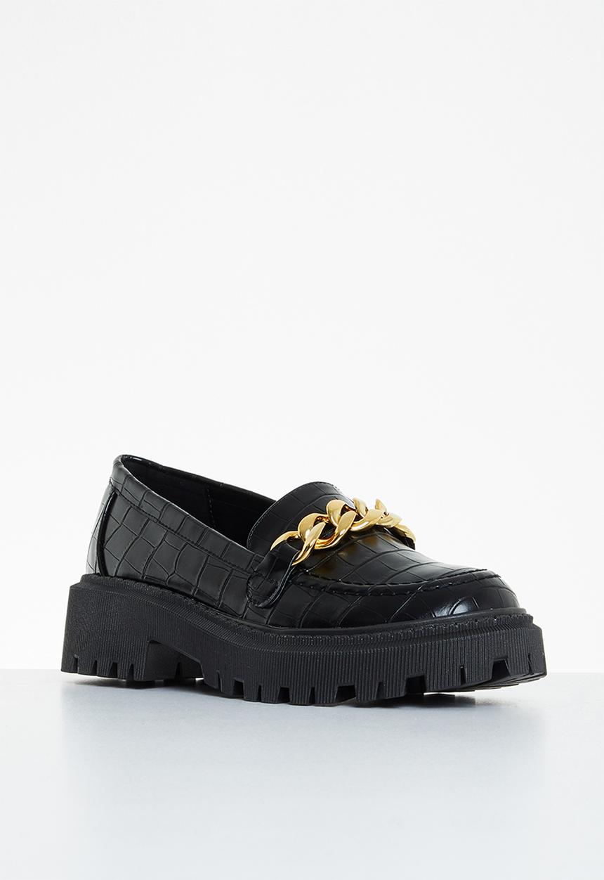 Madison® - Margoret chunky chain loafer - black