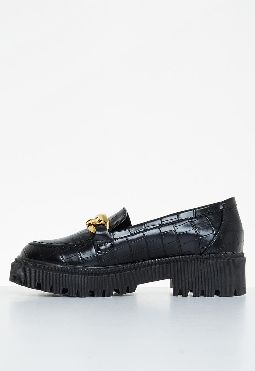 Madison® - Margoret chunky chain loafer - black