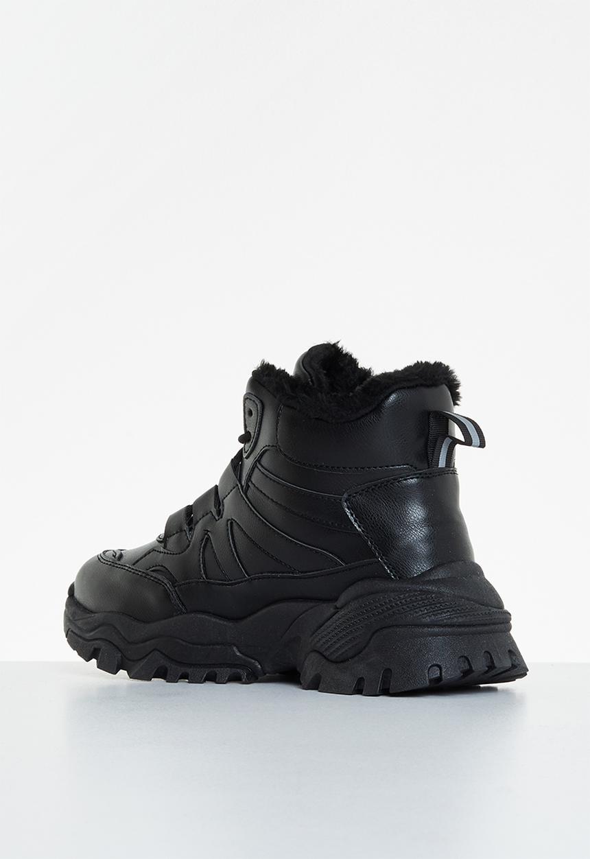 Tom Tom - Chunky hiking boot - black