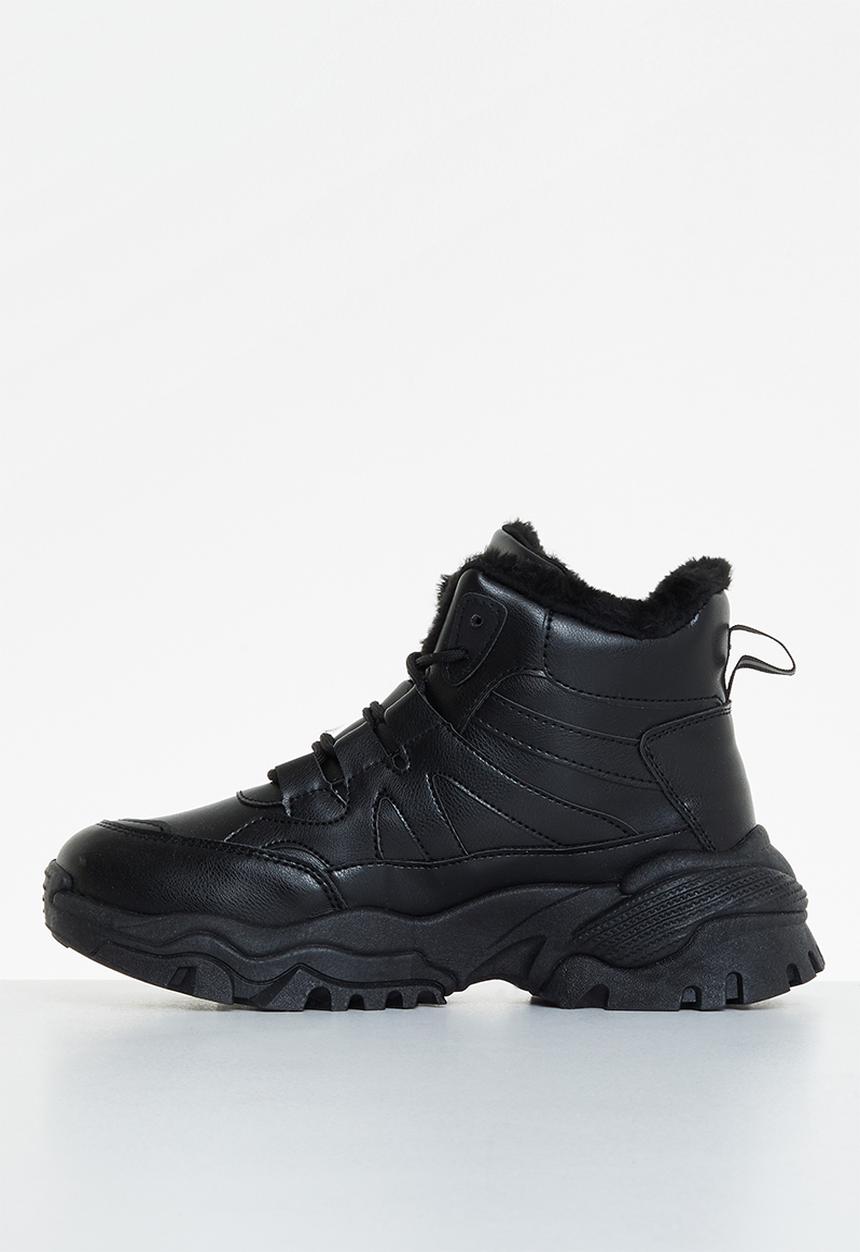 Tom Tom - Chunky hiking boot - black
