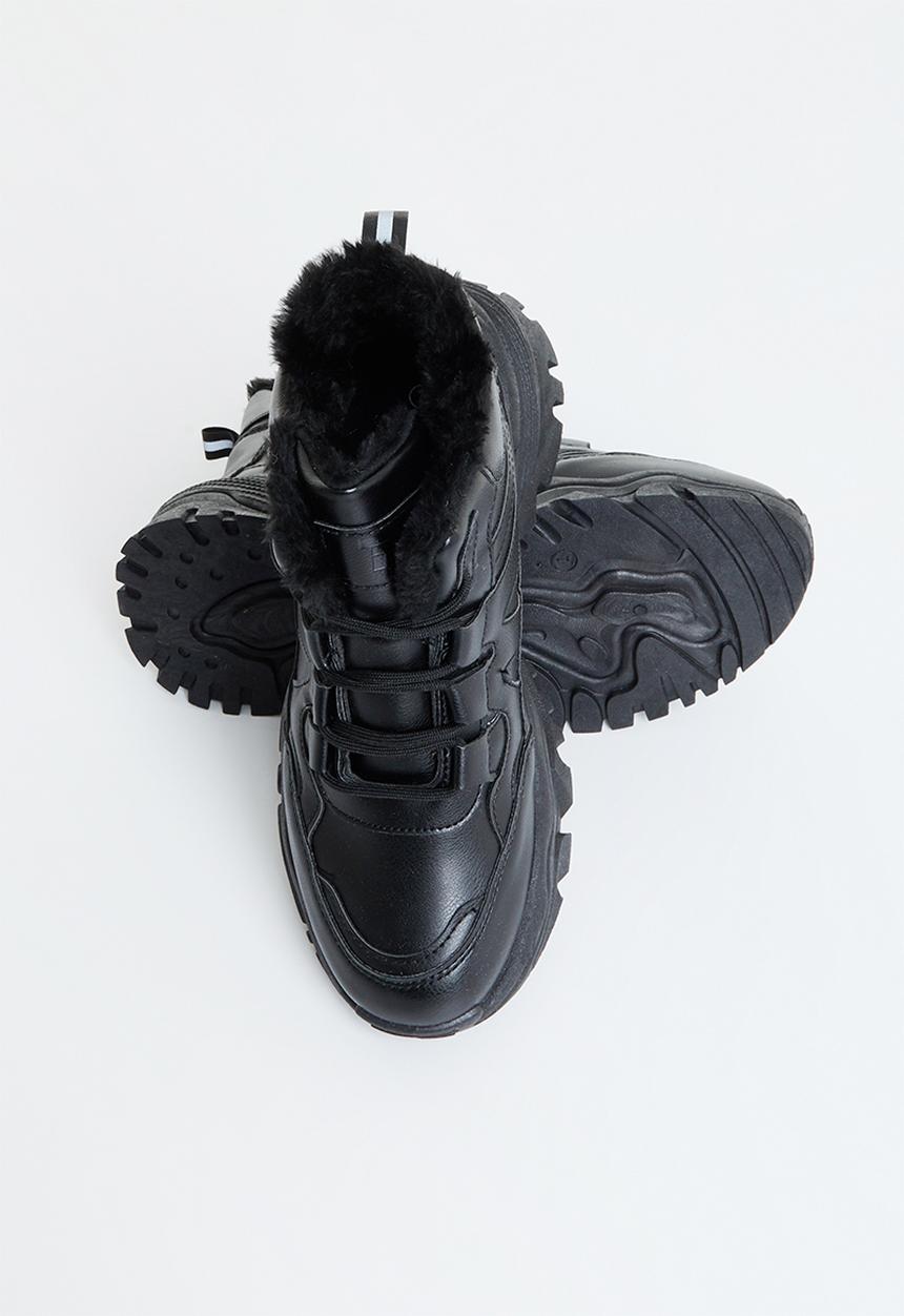 Tom Tom - Chunky hiking boot - black