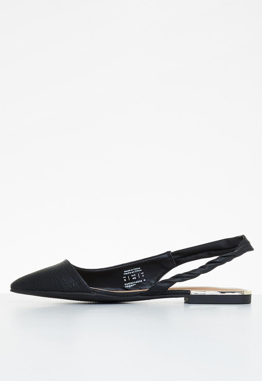 Call It Spring - Andie slingback - black