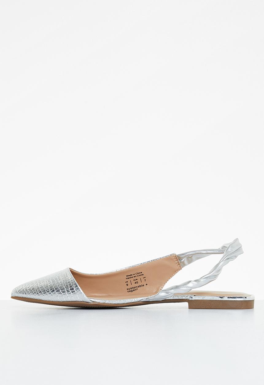 Call It Spring - Andie slingback - silver