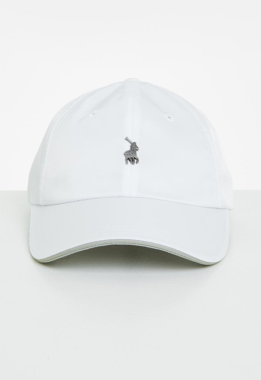 POLO - 6 panel metal peak - white