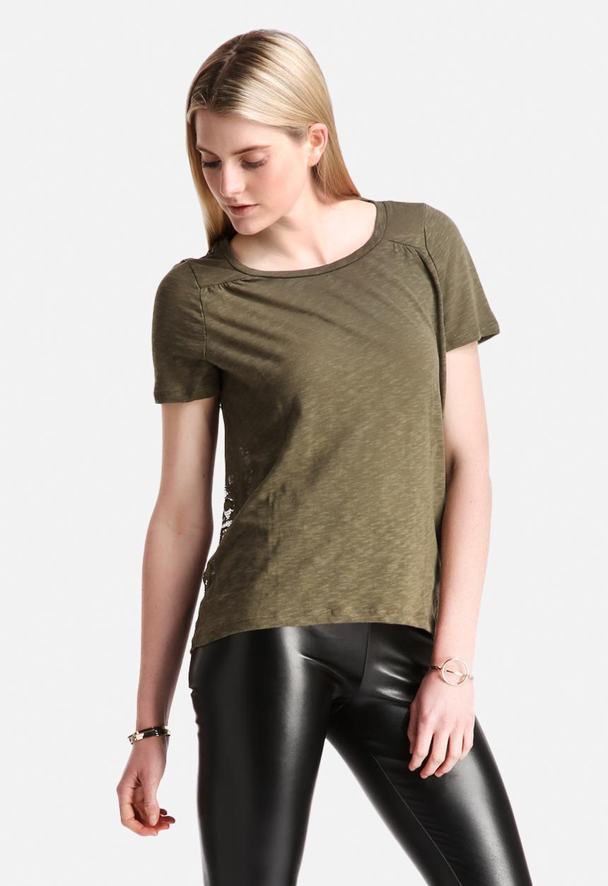 Vero Moda - Visa Vlakta Lace Back Tee