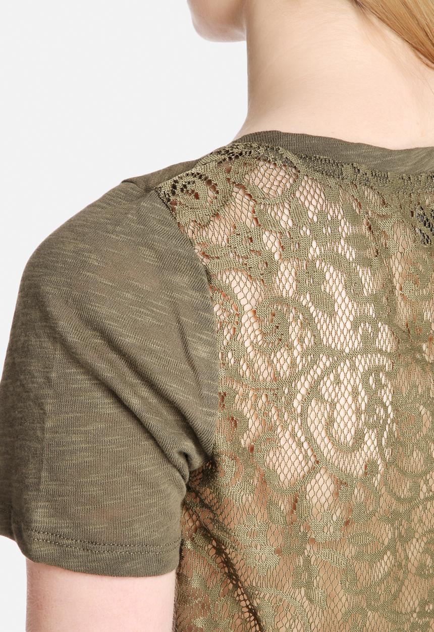 Vero Moda - Visa Vlakta Lace Back Tee