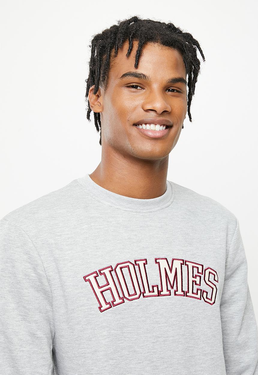 Holmes Bro's - College sweat - heather grey