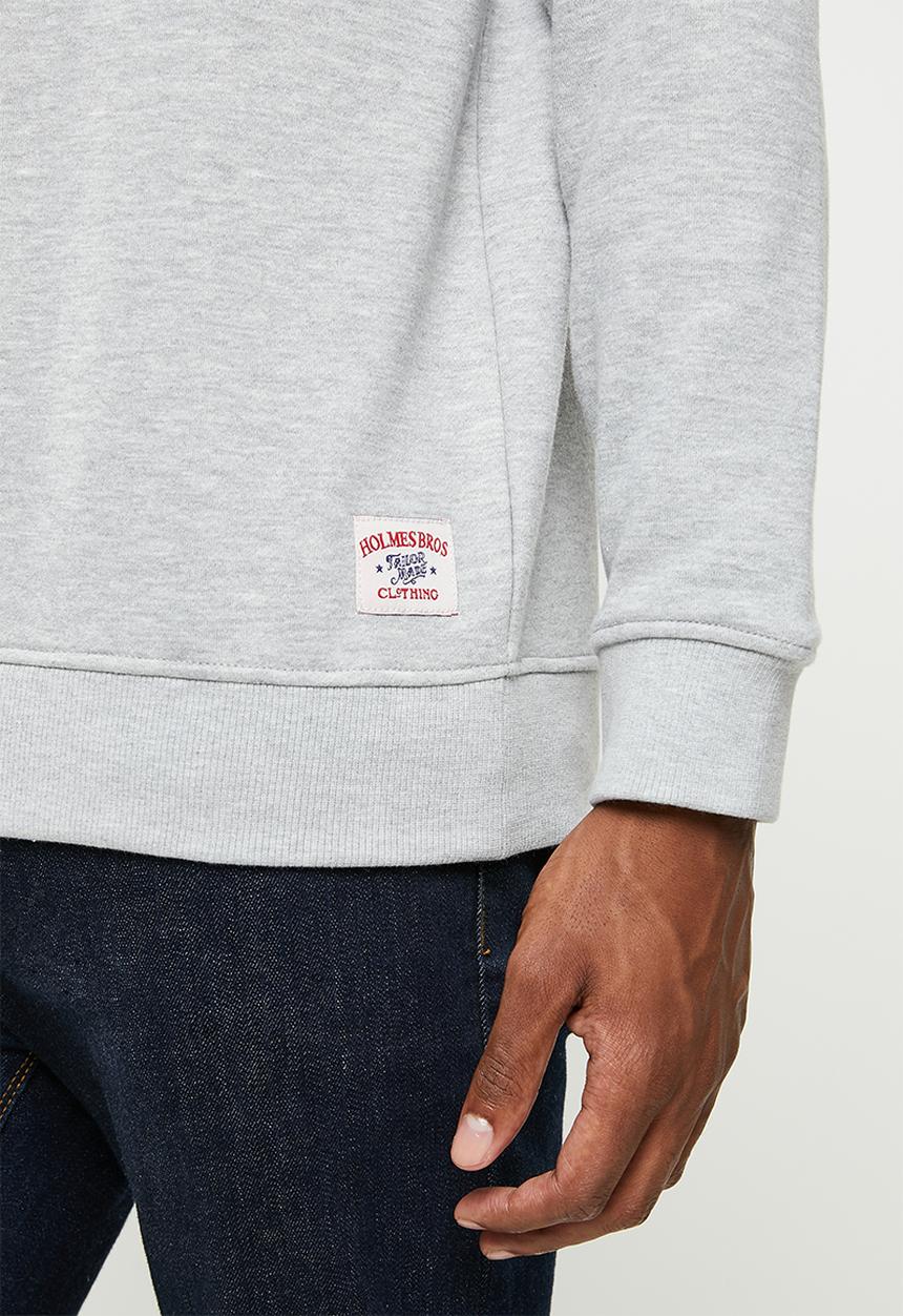 Holmes Bro's - College sweat - heather grey