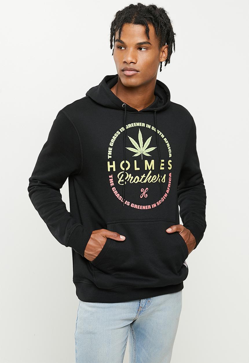 Holmes Bro's - Grass is greener hoody - black