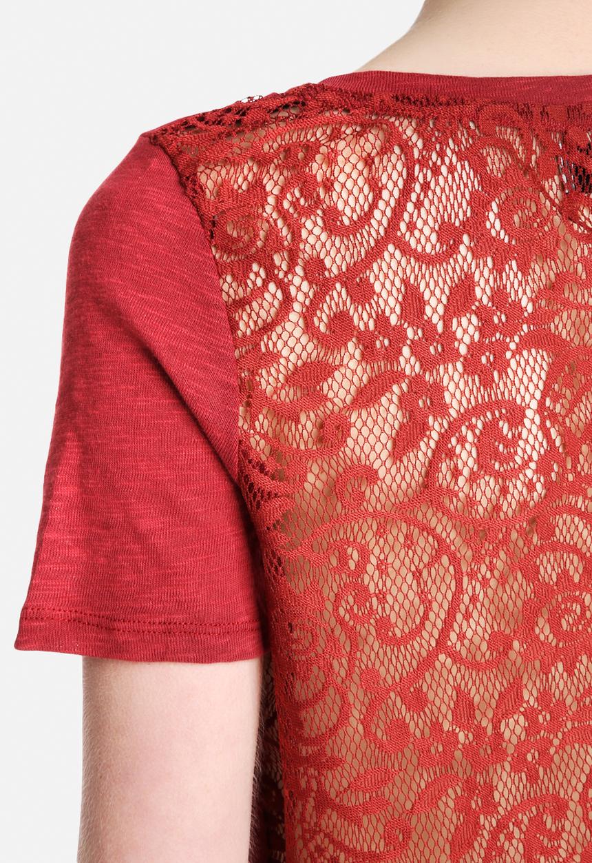 Vero Moda - Visa Vlakta Lace Back Tee