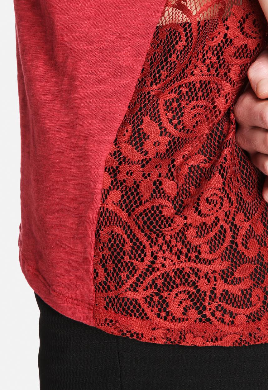 Vero Moda - Visa Vlakta Lace Back Tee