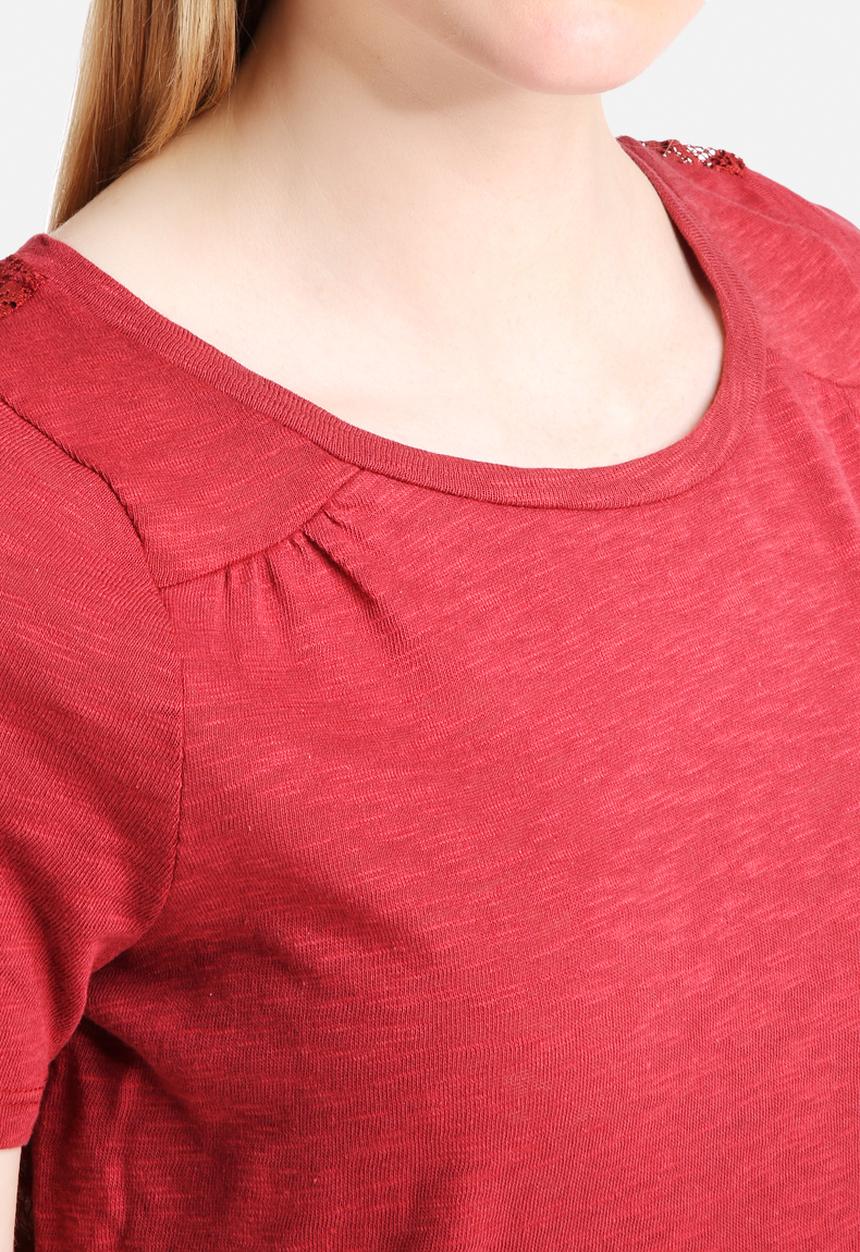 Vero Moda - Visa Vlakta Lace Back Tee