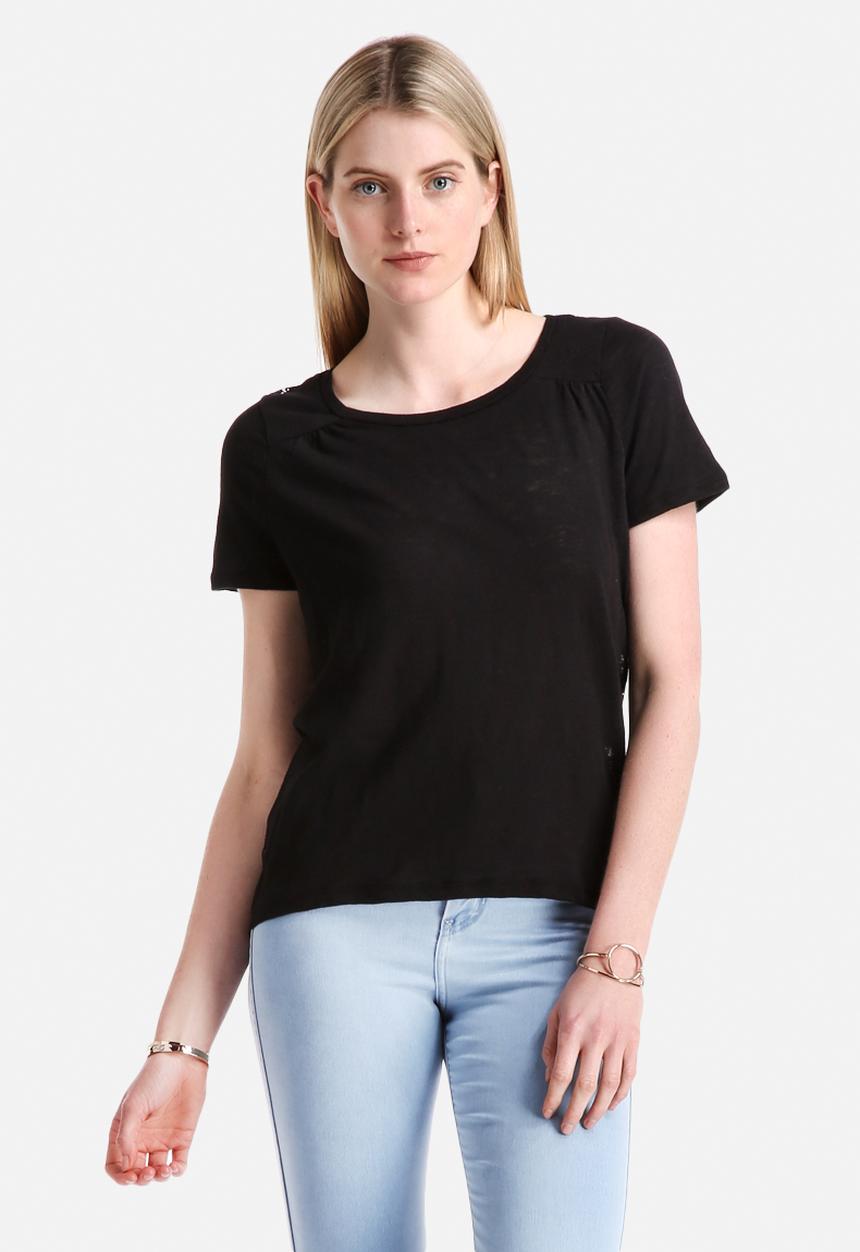 Vero Moda - Visa Vlakta Lace Back Tee