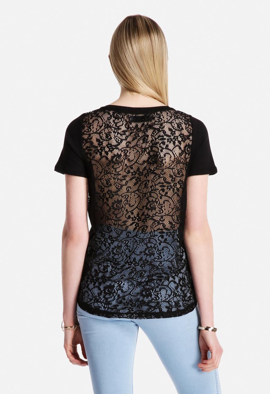 Vero Moda - Visa Vlakta Lace Back Tee