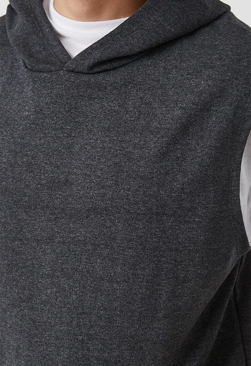 Koton - Basic sleeveless sweater - anthracite