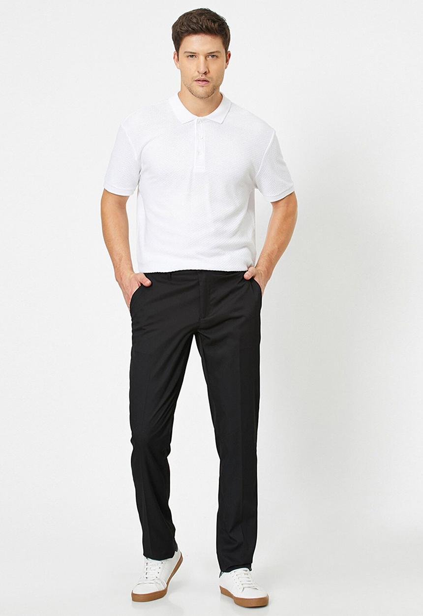 Koton - Stan regular fit chino - black