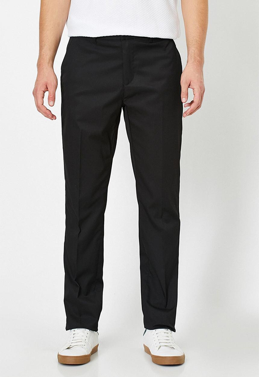 Koton - Stan regular fit chino - black