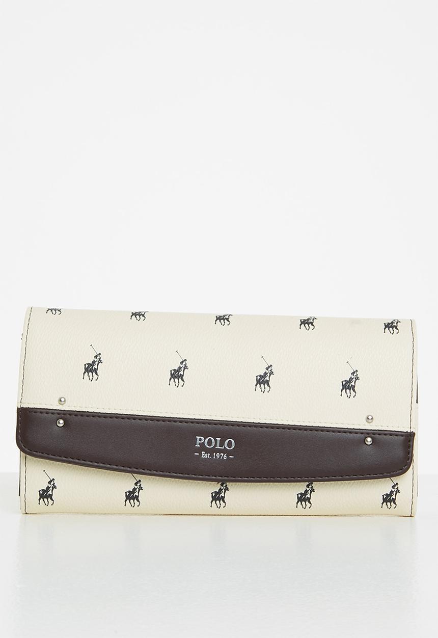 POLO - New classic clutch purse - cream