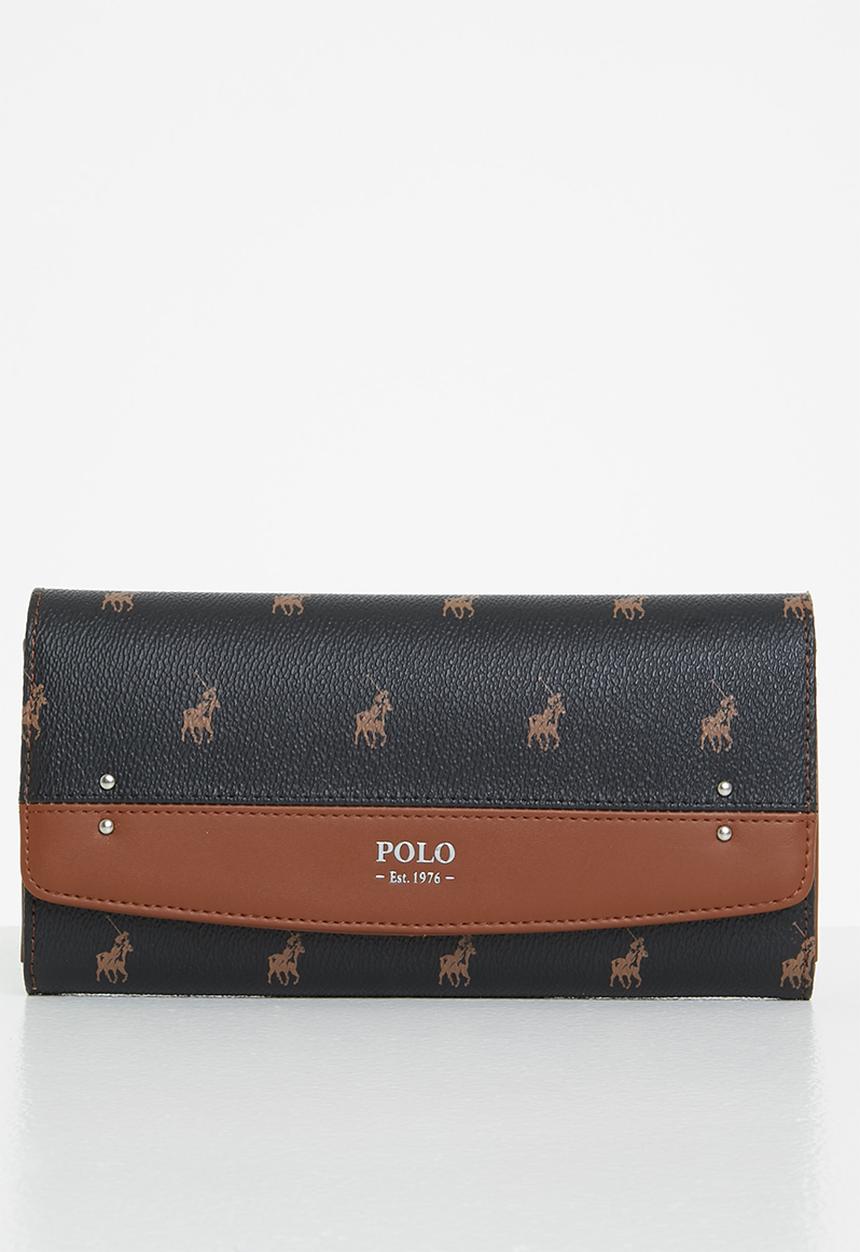 POLO - New classic clutch purse - black