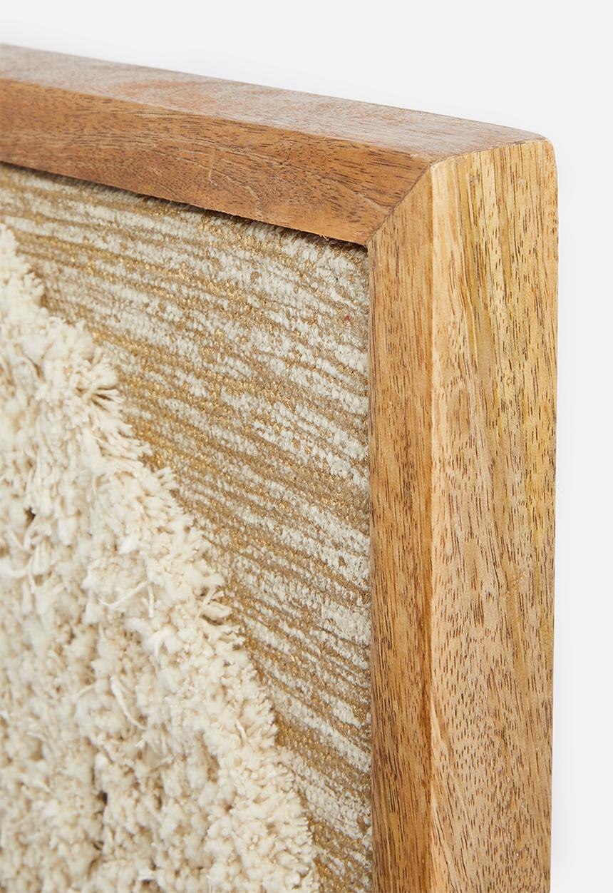 Sixth Floor - Gaia tufted wall art - natural