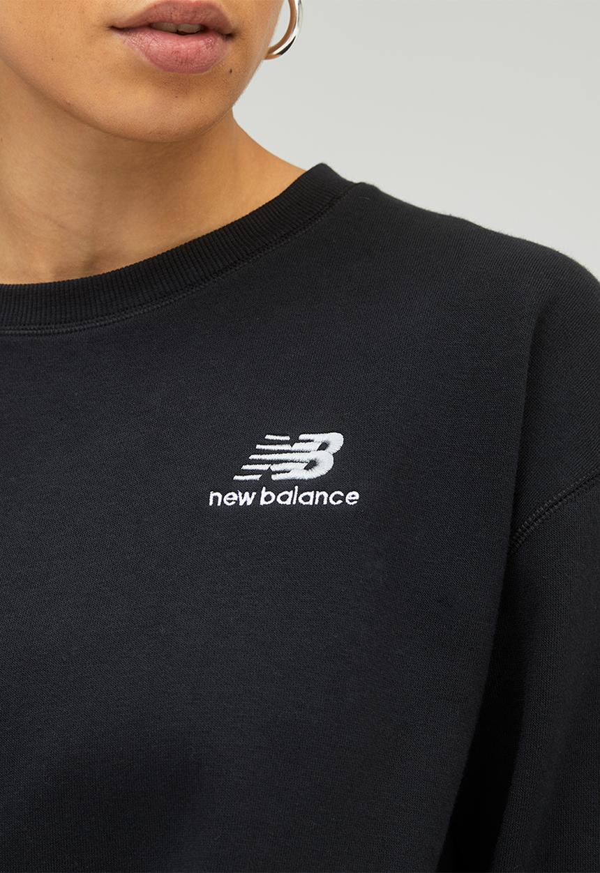 New Balance  - Uni-ssentials french terry crewneck sweatshirt - black